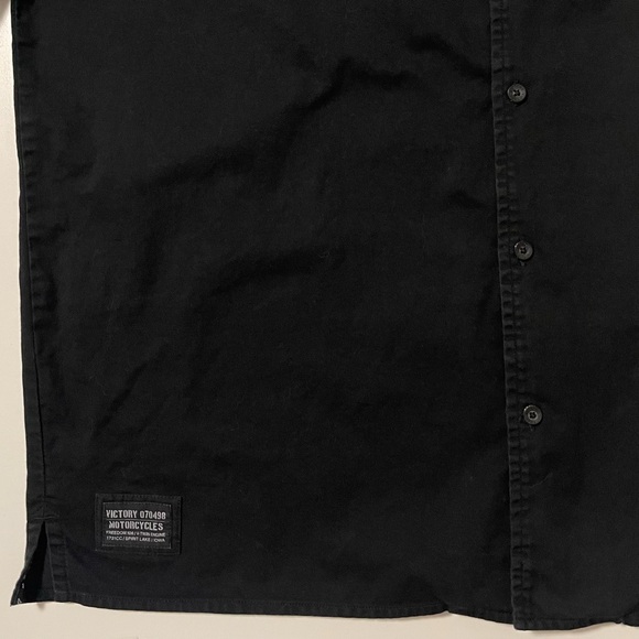 Victory Motorcycles Work Shirt - Ace of Spades Pinup Girl 070498 - Size XL - Picture 5 of 12